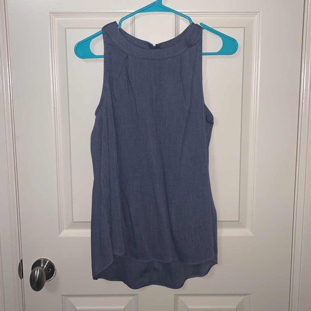 Blue Halter Top